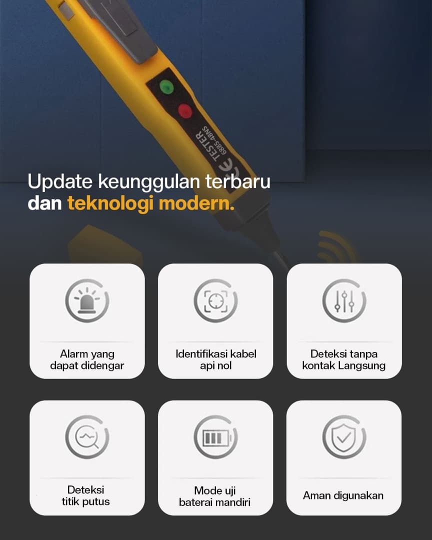 Cek Listrik & Temukan Kabel Putus Tanpa Bongkar — Aman Tanpa Sentuh Kabel
